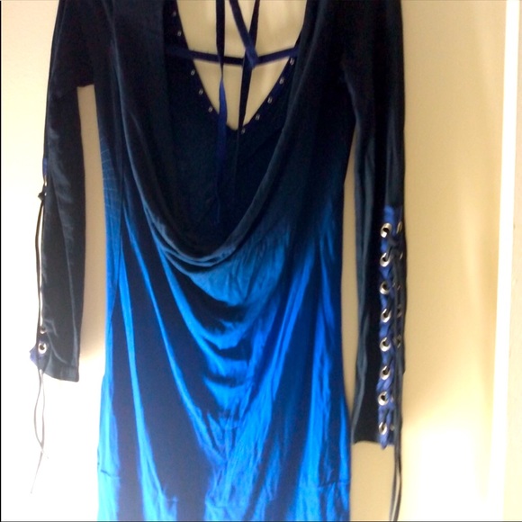 Salvage Long Sleeve Drop Back Tunic - Picture 2 of 4